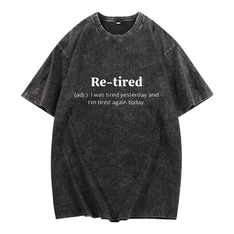 【100%25 Cotton】Funny Retired Definition T-Shirt | Sarcastic Retirement Tee for Men and Women | Premium Quality for a Comfy Fit | Perfect Gift for New Retirees!
