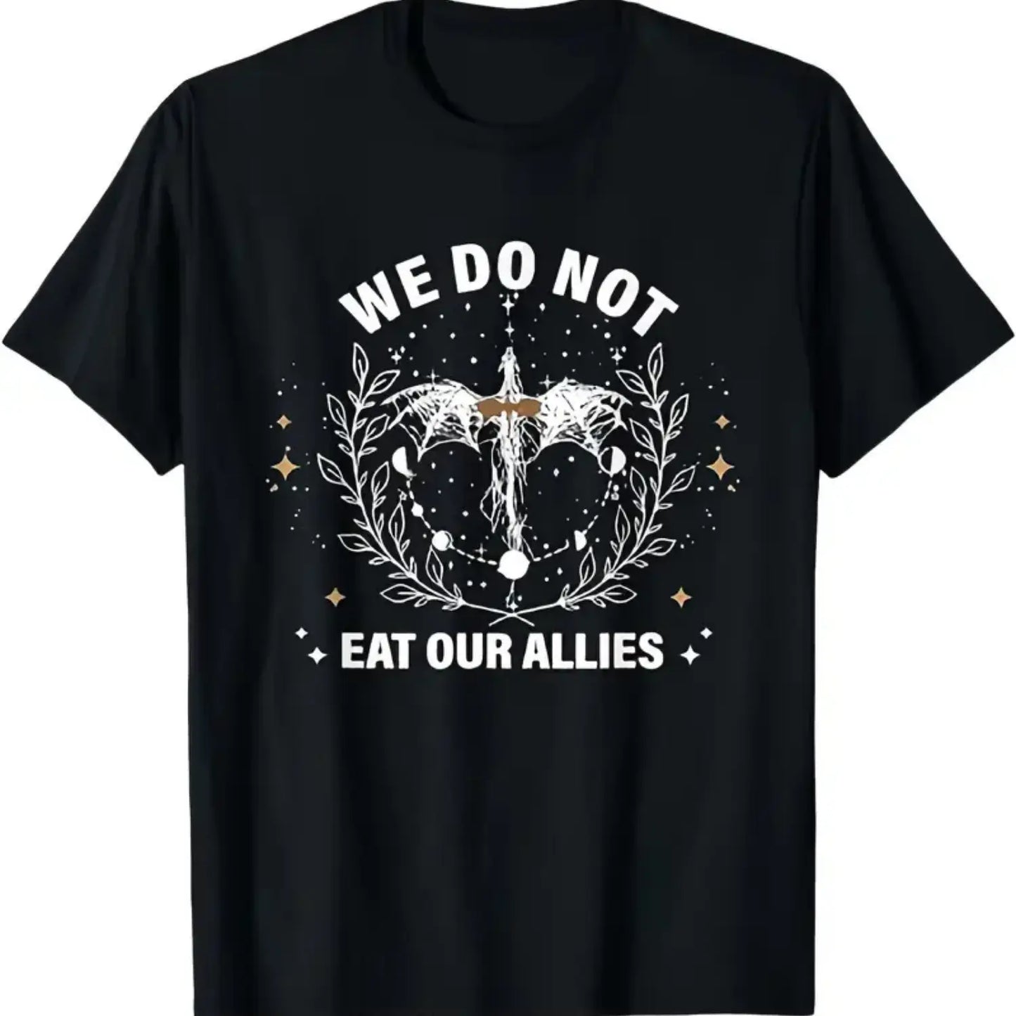 #TikTokShopRestock Plus Size We Do Not Eat Our Allies Dragon Rider 4th Wing Book Bookish T-Shirt