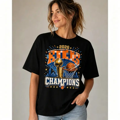 New York 2026 Shirt, Knick Champs City Hoops Basketball Tee, NY Sports Fan Gift
