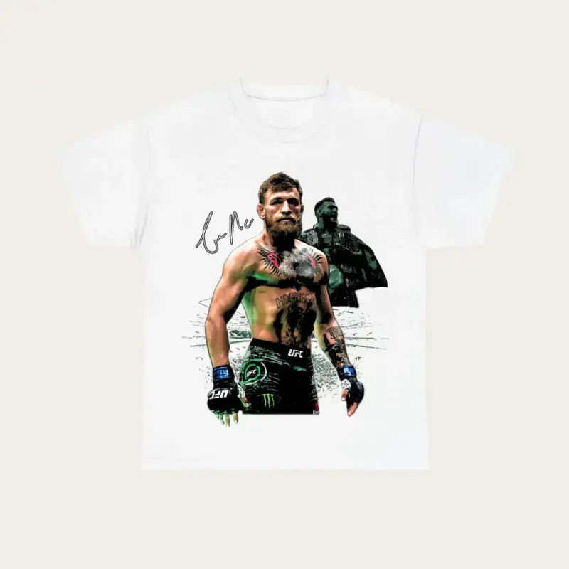Casual Graphic T-Shirt, Unisex Combat Sports Round Neck Shortsleeve in Soft Cotton for Simple Streetwear Outfits