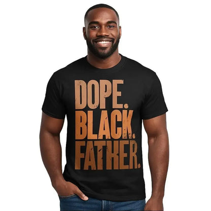 Men's Cotton Round Neck Short-Sleeve Graphic T-Shirt - Mens Clothing, Men's Wear, Good Graphic Tees, Summer Outdoor Casual Top, Father's Day Gift Ideas, Dad Gift
