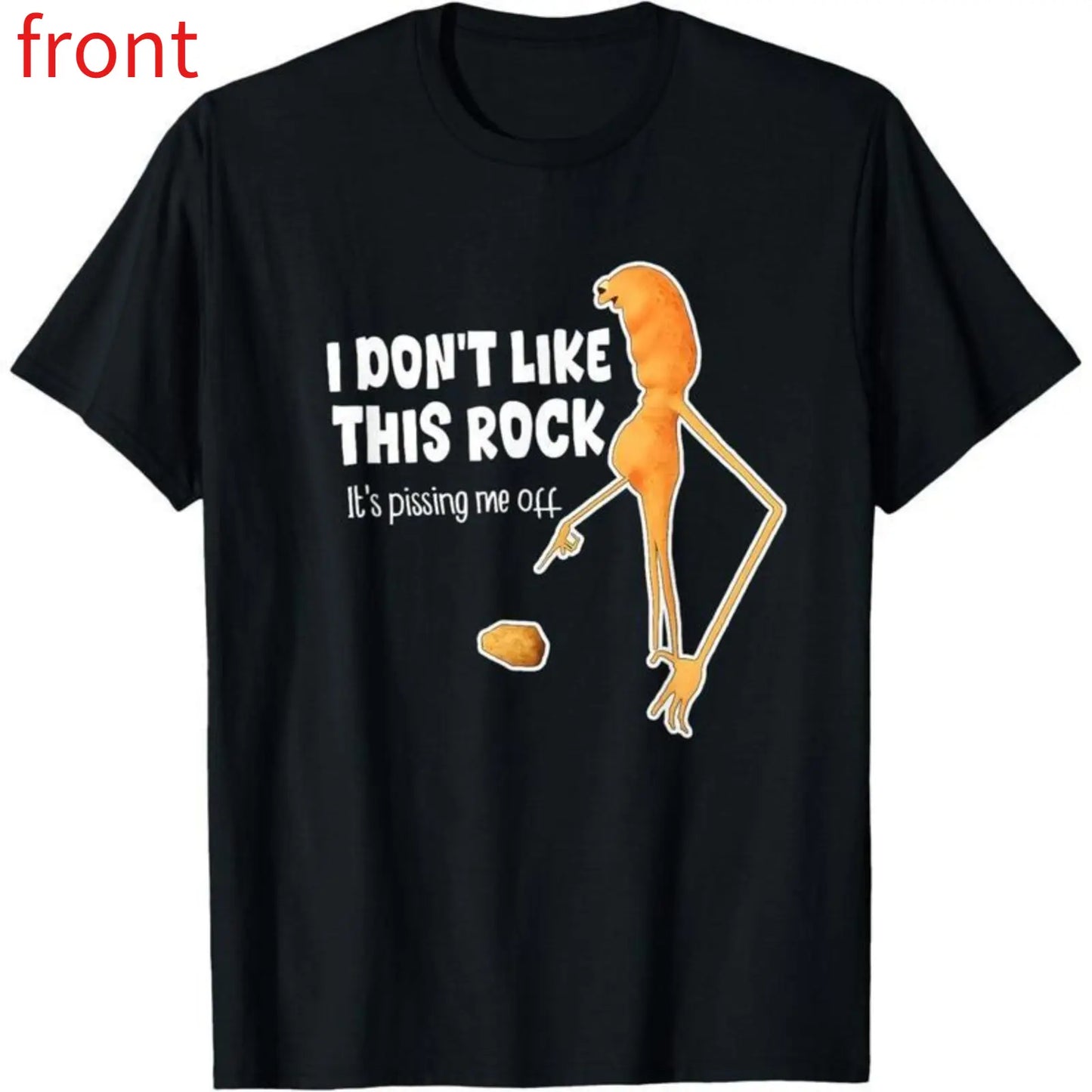 Funny Marcus The Worm Meme i Don't Like This Rock T-Shirt