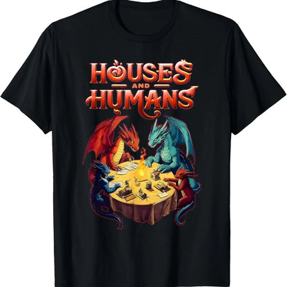 Gaming Houses Humans Funny Rpg Parody Gamer Men  T-Shirt,summerwins