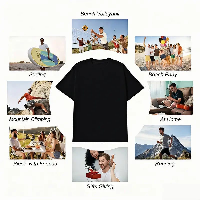 Unisex Soft Short-Sleeve Flat Graphics Halloween Witch-Themed Printed T-Shirt, "Naturals" Series Sports Apparel,summerwins