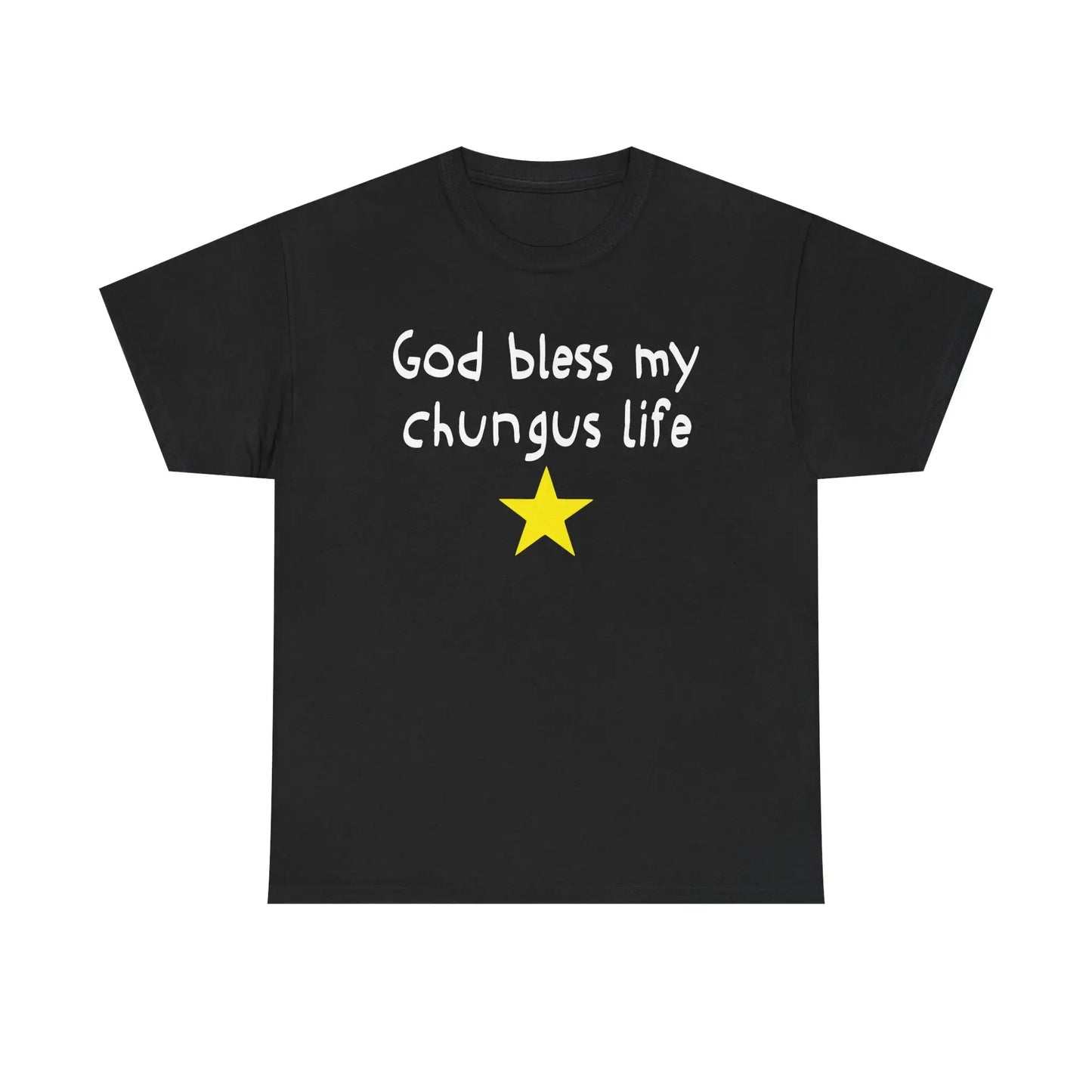 God Bless My Chungus Life Tshirt, 100%25 Cotton Funny Meme Shirt