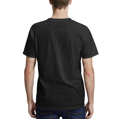 Men'S Cotton T-shirt, Casual Crew Neck T-shirt, Fashion Ohio State Print, Short Sleeve, Machine Washable, Suitable for All Seasons