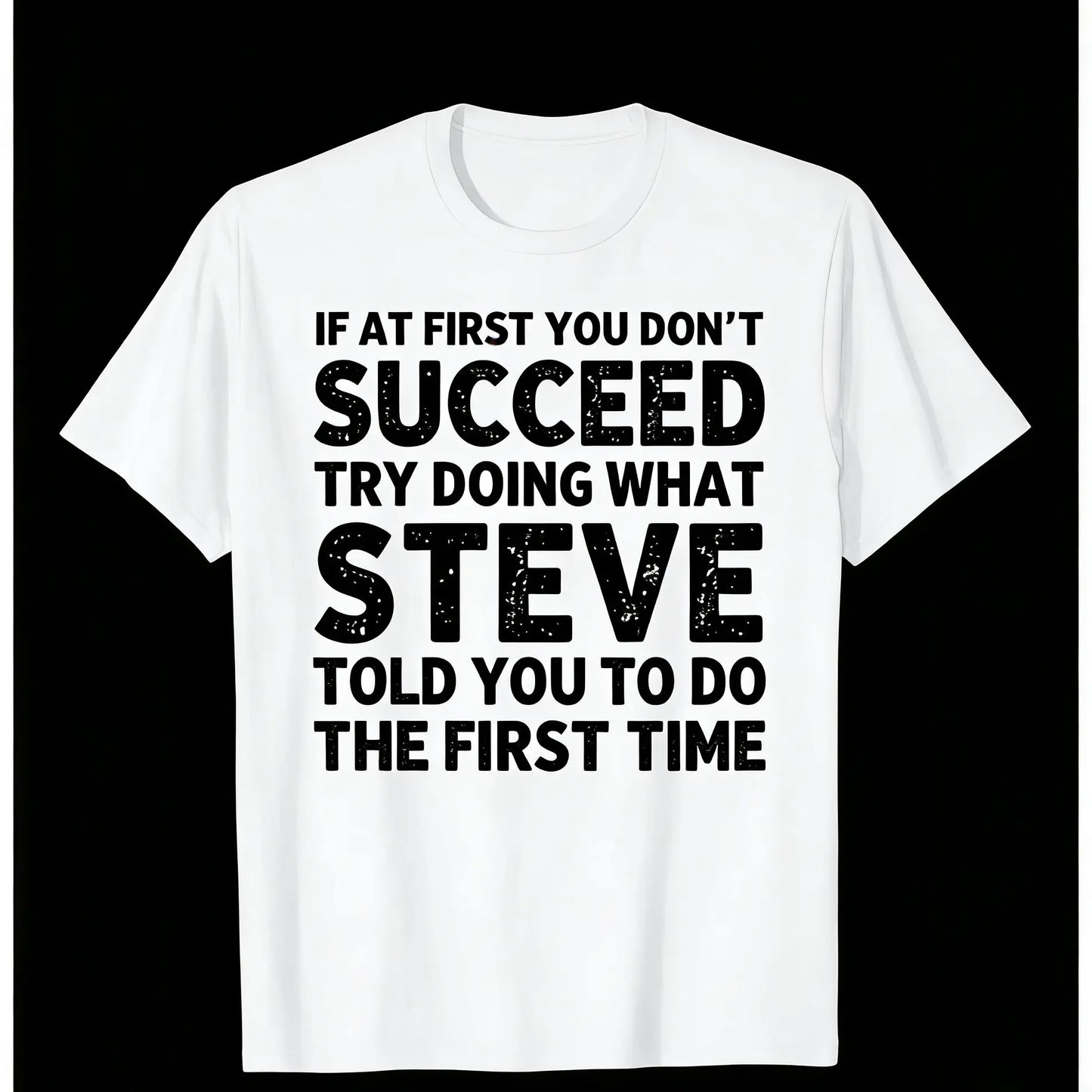 Men's Funny Sarcastic Quote Graphic T-Shirt, Heavyweight Loose Fit Short Sleeve Streetwear Top for Daily Wear & Parties, Tshirt, Menswear