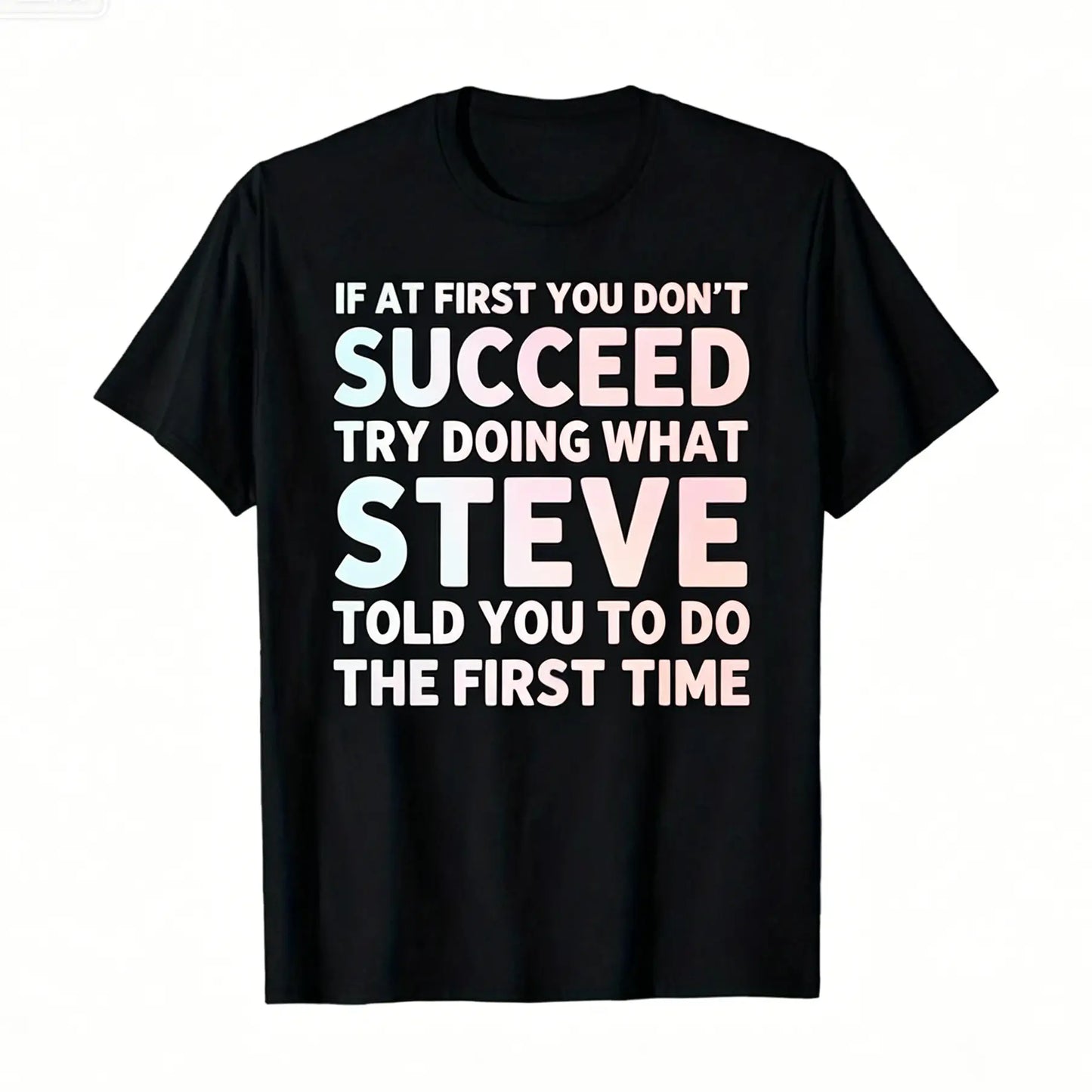 Men's Funny Sarcastic Quote Graphic T-Shirt, Heavyweight Loose Fit Short Sleeve Streetwear Top for Daily Wear & Parties, Tshirt, Menswear
