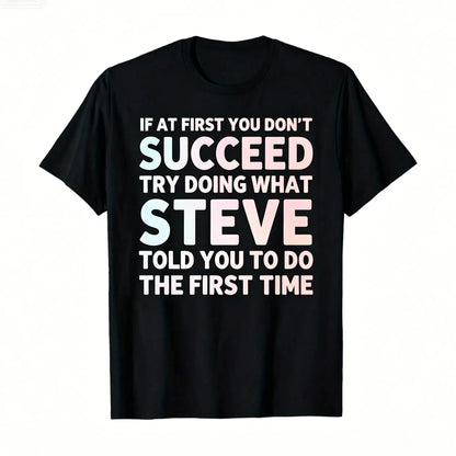 Men's Funny Sarcastic Quote Graphic T-Shirt, Heavyweight Loose Fit Short Sleeve Streetwear Top for Daily Wear & Parties, Tshirt, Menswear