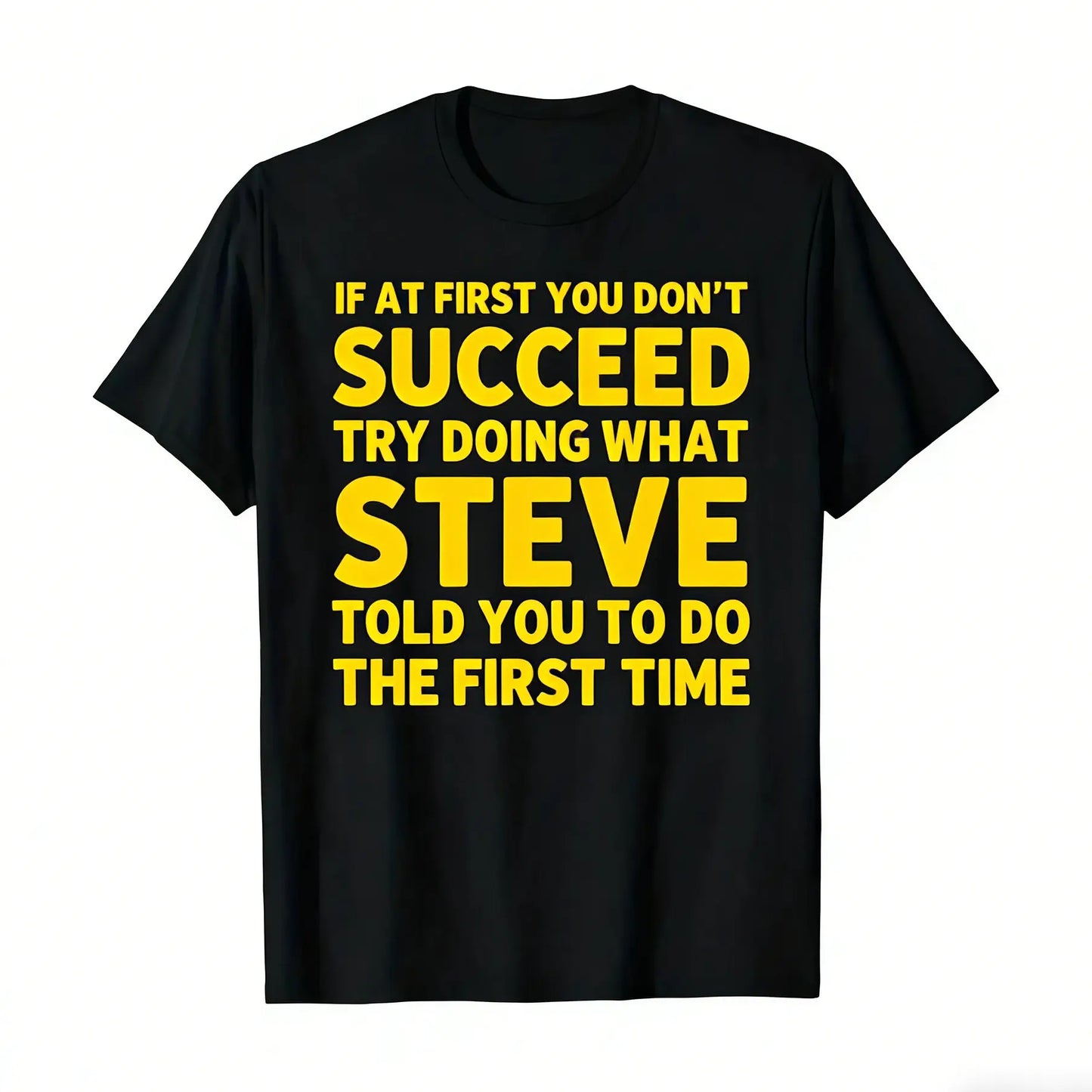 Men's Funny Sarcastic Quote Graphic T-Shirt, Heavyweight Loose Fit Short Sleeve Streetwear Top for Daily Wear & Parties, Tshirt, Menswear