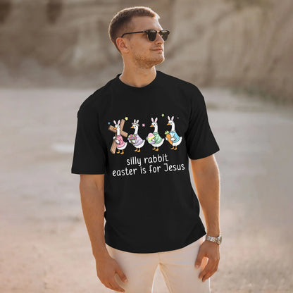 Religious Easter T-Shirt |   Silly Rabbit Ducks Holding Cross & Eggs Gift