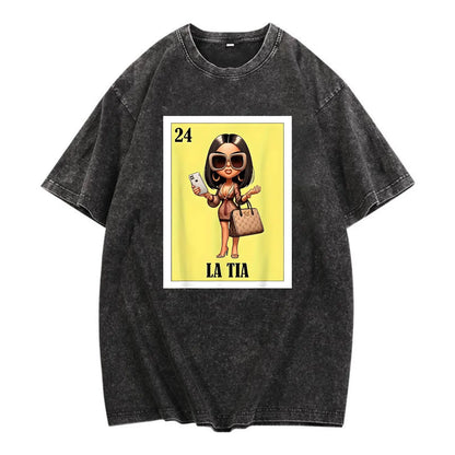 Funny Mexican Designs For Familyfunny Mexican Design For Aunt Fresa Version La Tia Tshirt