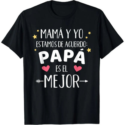 100%25 Cotton Best PAPA Father's Day T-Shirt