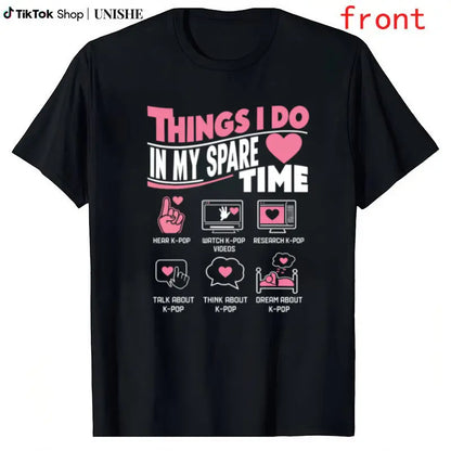 Fan Favorite Tee – 'Things I Do In My Spare Time' 100%25 Cotton T-Shirt