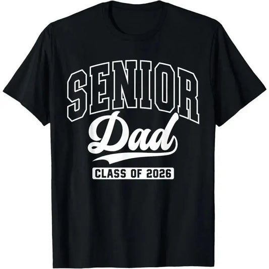 100%25 Cotton Unisex Proud Senior Dad Class Of 2026 Graduation 2026 Senior Dad 26 T-Shirt