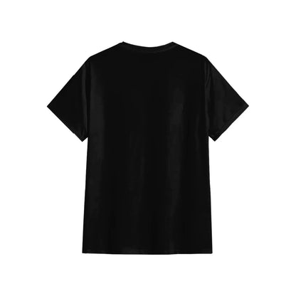 Women's Classic Regular Fit Graphic Denim Short-Sleeve Round Neck Tee - Breathable Casual Daily Streetwear Top for Summer