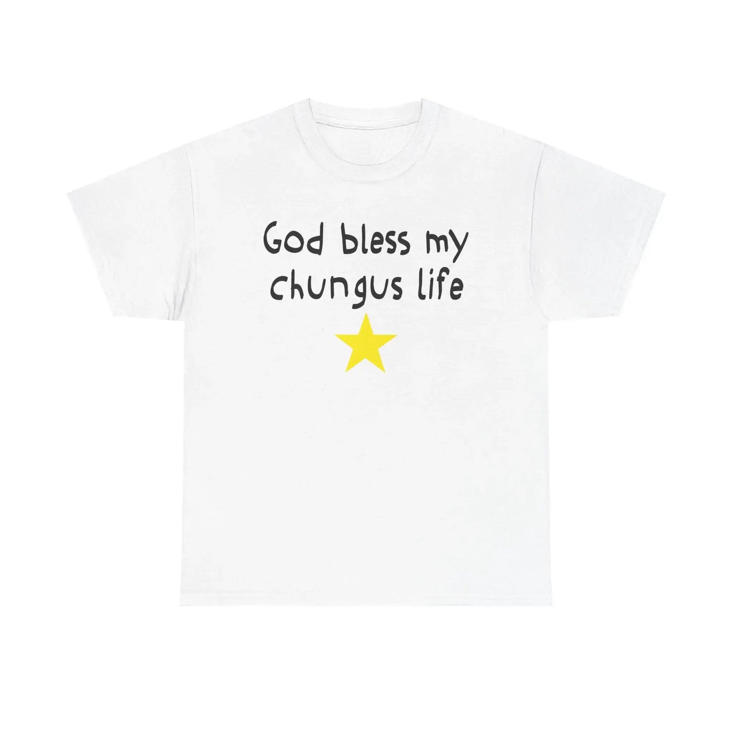 God Bless My Chungus Life Tshirt, 100%25 Cotton Funny Meme Shirt
