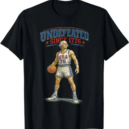 UNBEATEN Since 1776 America 4th of July Independence Day  T-Shirt