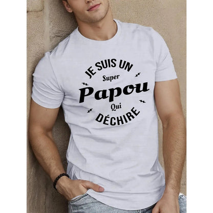 Men's Fashion Short Sleeve T-Shirt, Summer Choice