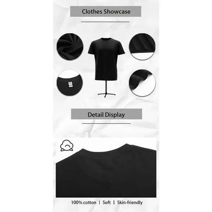 Crewneck Men'S Fashion Street Style Casual Trendy Graphic T-Shirt |   Blue Number 67 Character Mascot with Big Eyes, Red Mouth, White Shoes, Six Seven Text, Breathable, Lightweight, Suitable for All Seasons