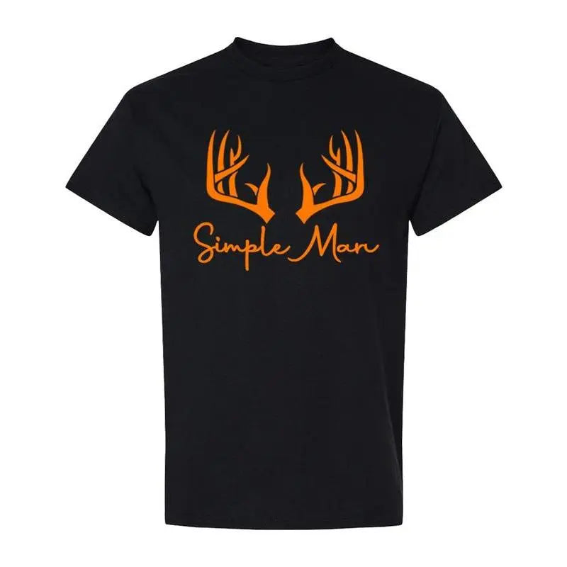 Deer Hunting Graphic T-Shirt, Comfortable Outdoor Performance Fabric, Perfect for Hiking, Camping, and Everyday Rustic Adventure Style