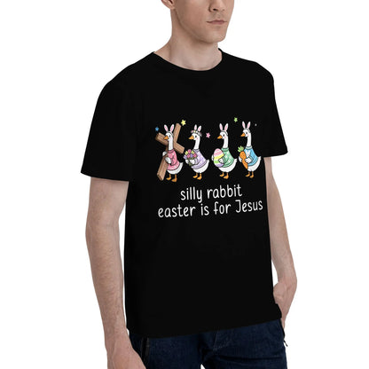 Religious Easter T-Shirt |   Silly Rabbit Ducks Holding Cross & Eggs Gift