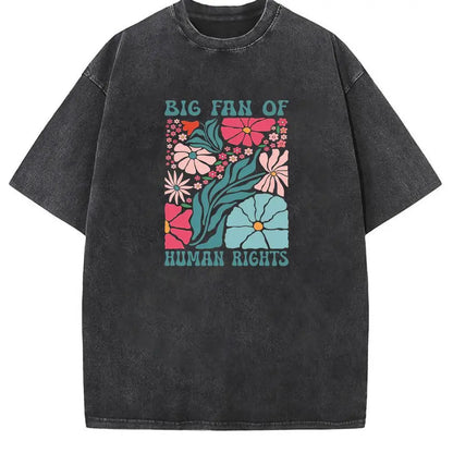 Human Rights Graphic Sweatshirt for Women, Casual Soft Cotton Pullover with a Smooth Feel, Lightweight Round Neck Social Awareness Top