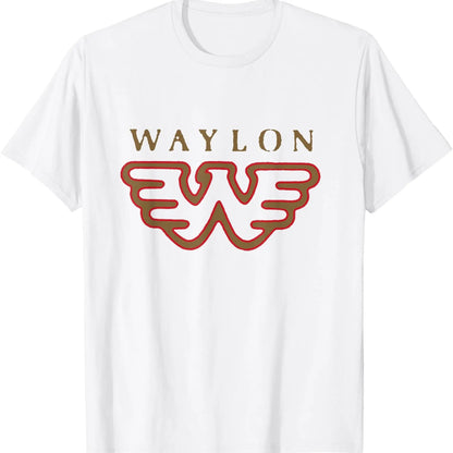 Waylon Jennings - Official Merchandise - Flying W Logo T-Shirt
