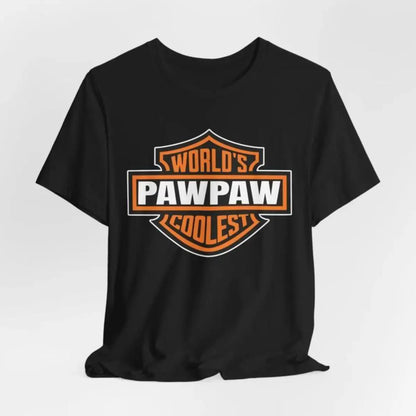 Custom Name World's Coolest Grandpa Shirt, Grandpa Nickname Gift Motorcycle Dad Shirt Father's Day Tee Birthday Gift from Grandkids