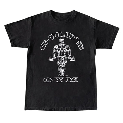 1990s Vintage Gym T-Shirt Authentic Retro Graphic Tee for 90s Streetwear & Casual Athleisure