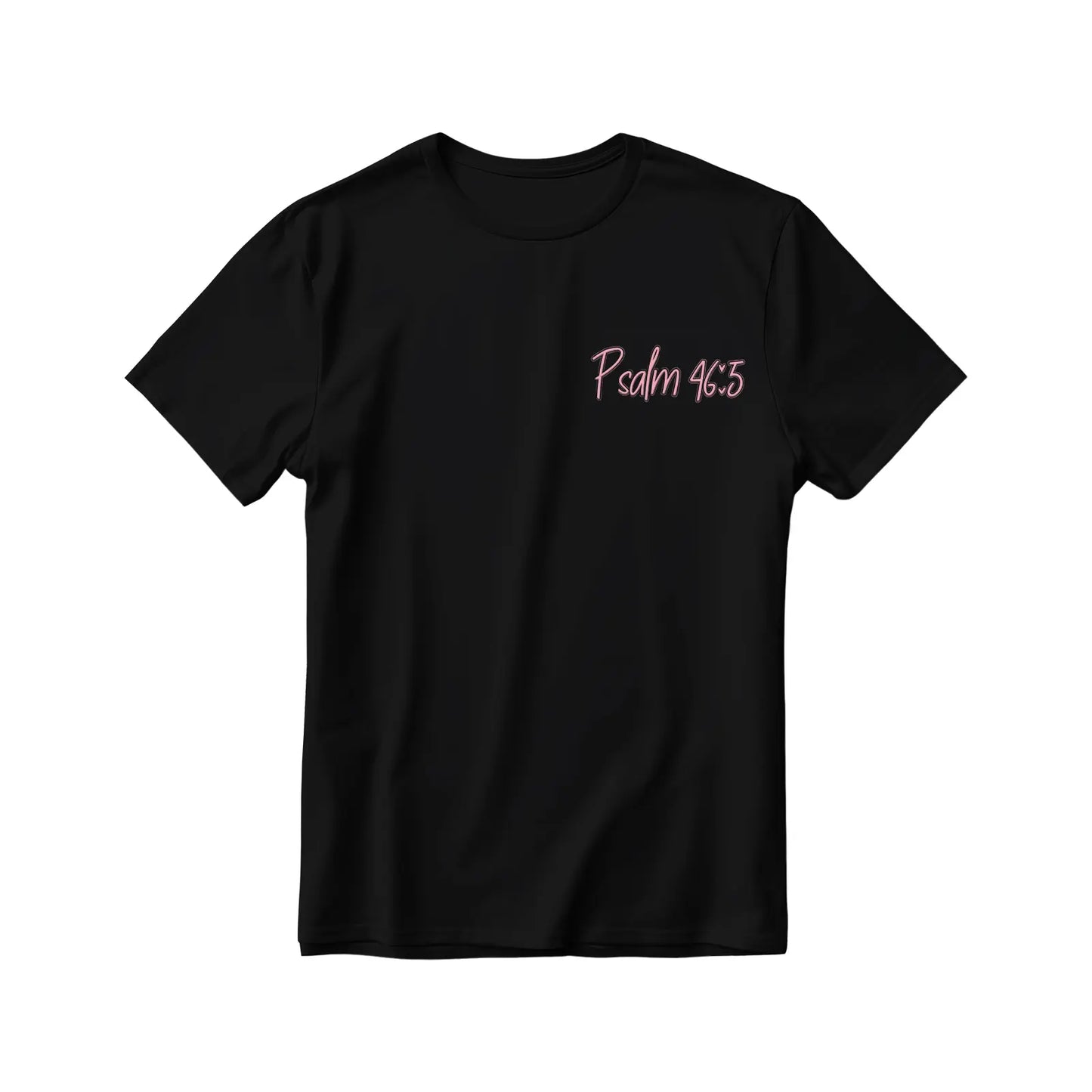 "GOD IS WITHIN HER SHE WILL NOT FALL" & Psalm 46:5 Retro Vintage Loose Fit Unisex Top for Men & Women Spring Summer Casual Wear,180g Washed Cotton T-Shirt Dual-Sided Inspirational Design ,Must-buy on Black Friday