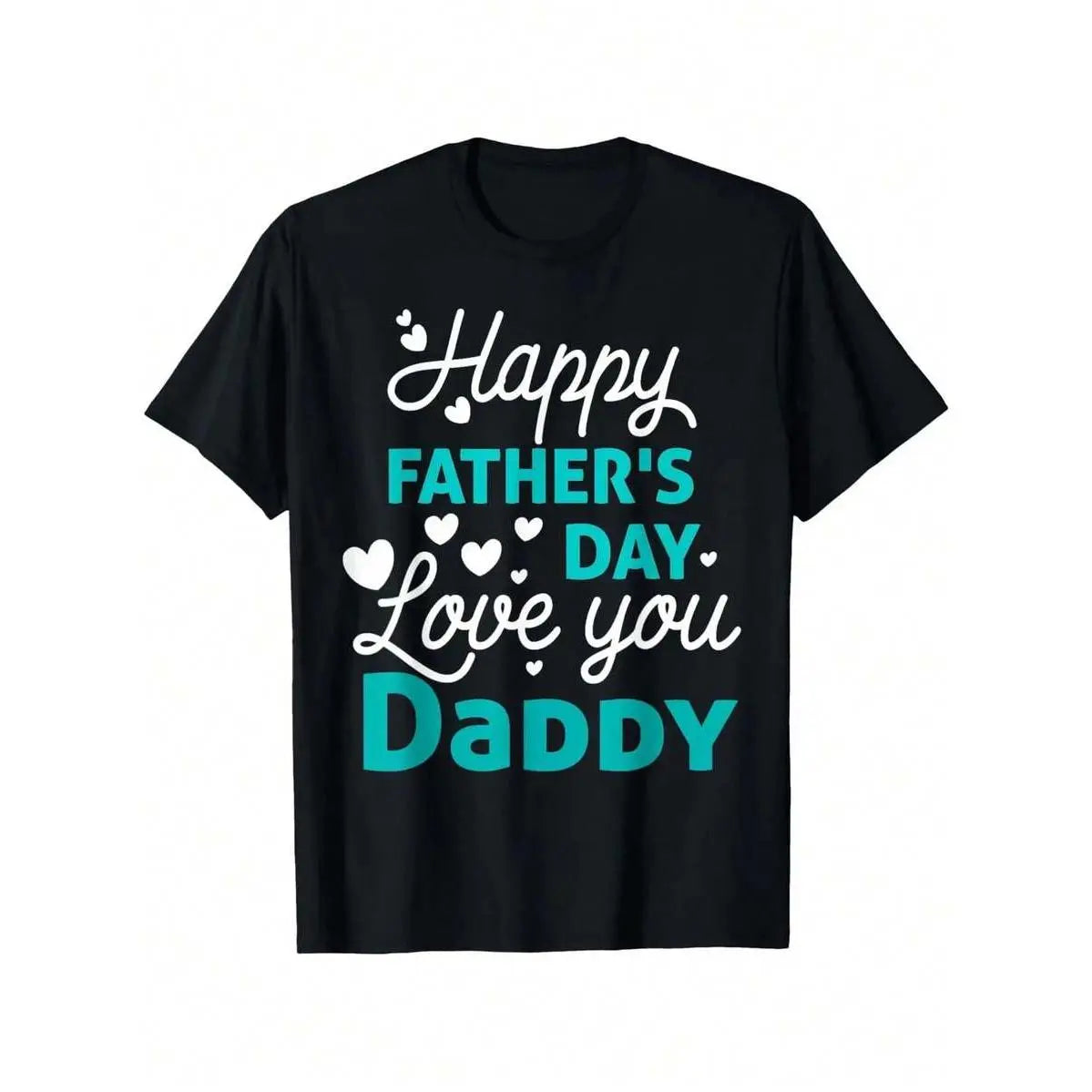 Men's Happy Father's Day 2026 Daddy Shirt - Soft Breathable Cotton T-Shirt With Fit Crew Neck, Casual Short Sleeve Gift For Dad, - Wear Suitable For Men's T-Shirt