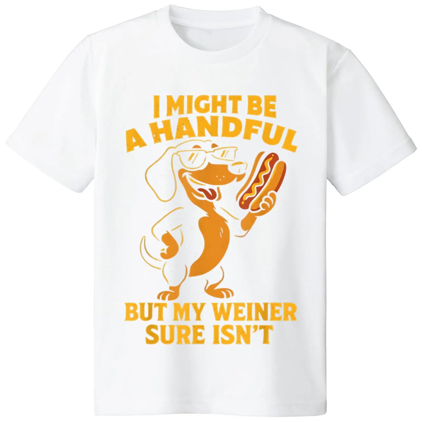 Menswear Unisex Short-Sleeve Cotton T-Shirt - Casual, Crude, Cringey, Inappropriate Humor, Funny Embarrassing Design, Outdoor-Friendly Fabric