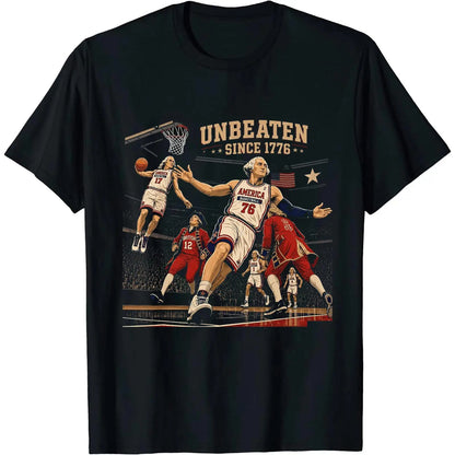 UNBEATEN Since 1776 America 4th of July Independence Day  T-Shirt