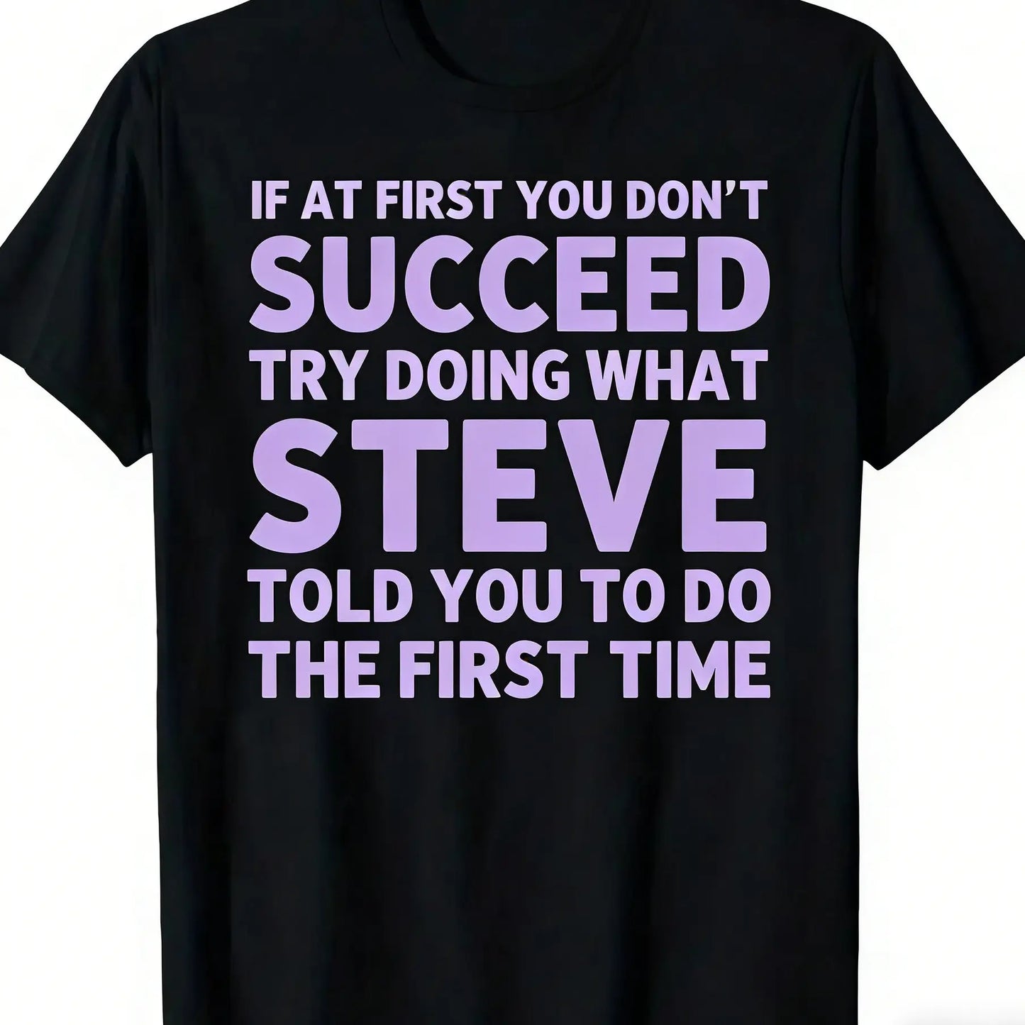 Men's Funny Sarcastic Quote Graphic T-Shirt, Heavyweight Loose Fit Short Sleeve Streetwear Top for Daily Wear & Parties, Tshirt, Menswear