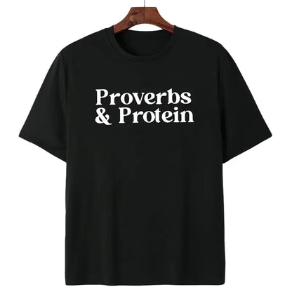Workout Graphic T-Shirt by MAPTEES – Motivational Proverbs & Protein Gym Wear