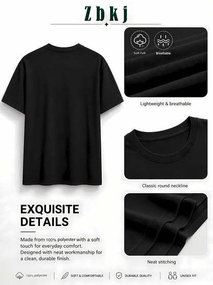 [Summer] New Retro Distressed Short-sleeved T-shirt American Floral Gradient NANA Print Women's Top Loose Drop Shoulder Round Neck Oversized Style Fashionable Commuting Y2K Women
