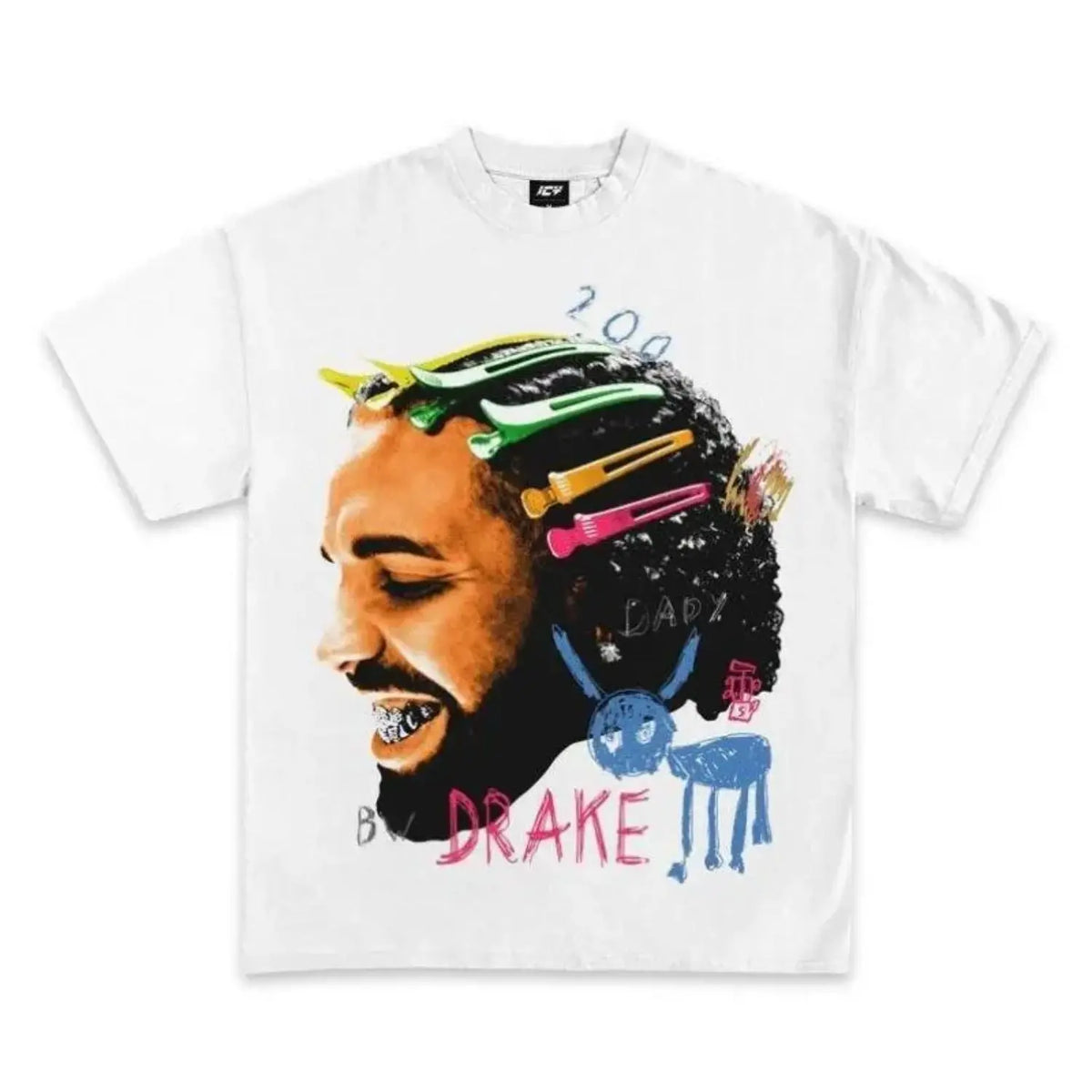 All The Dogs Drake Graphic Tee for Men Women Unisex White Rap and Hip Hop Concert Merchandise Size Small to 3XL