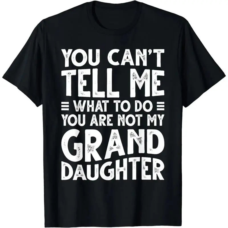 Men's Funny Grandpa Graphic T-Shirt, 100%25 Cotton Short Sleeve Loose-Fit Tee, Humorous Birthday or Father's Day Gifts for Guys, Men's T Shirts