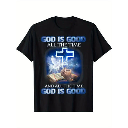 #TikTokShopRestock  Plus Size [Jesus Quotations Tee] Limited Edition Jesus Quotations T-Shirt - God Has Always Been Very Good