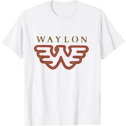Waylon Jennings - Official Merchandise - Flying W Logo T-Shirt