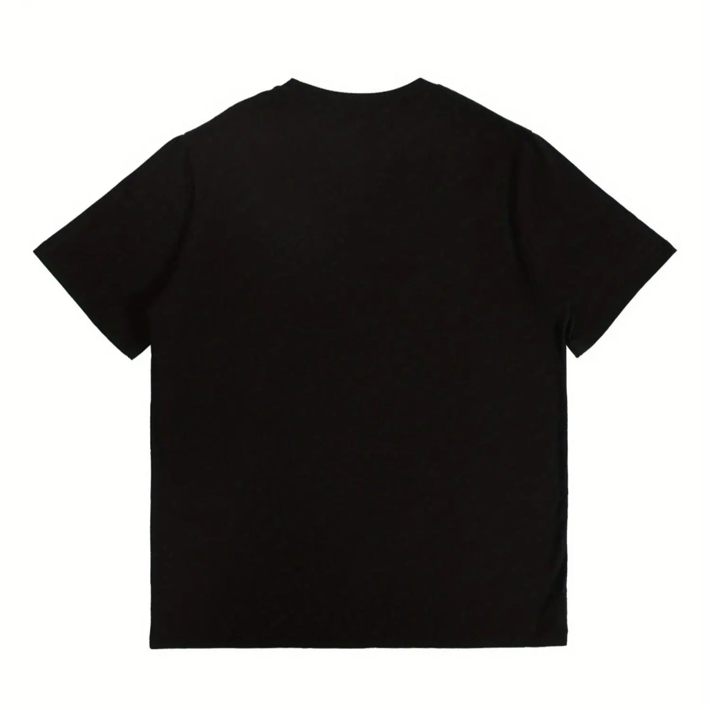100%25 Cotton Summer T Shirts Mens Funny Print Cotton Top Casual Short Sleeve Crew Neck T Shirt Mens Clothing For Outdoor Black -1 A79 T-Shirt For Men and Women