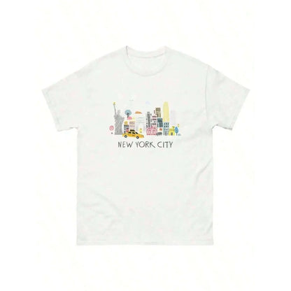100 Percent Cotton Humorous New York City T Shirt for Enthusiasts Perfect for Summer Wear