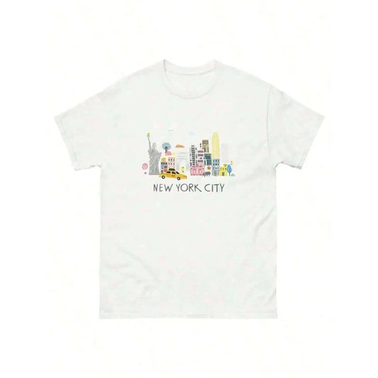 100 Percent Cotton Humorous New York City T Shirt for Enthusiasts Perfect for Summer Wear