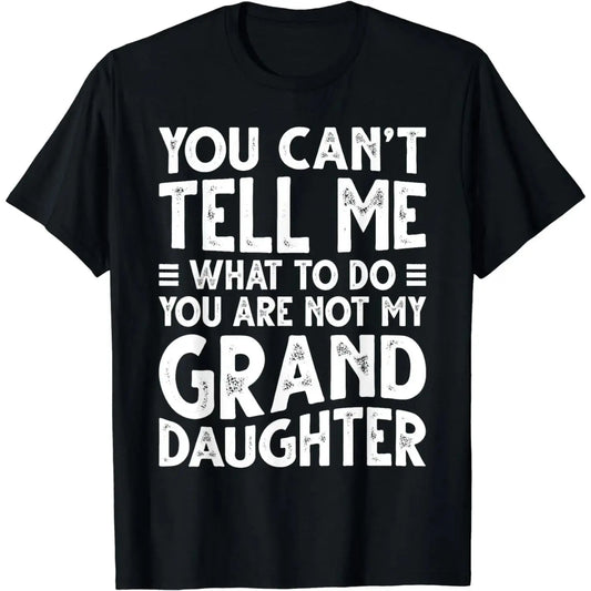 Men's Funny Grandpa Graphic T-Shirt, 100%25 Cotton Short Sleeve Loose-Fit Tee, Humorous Birthday or Father's Day Gifts for Guys, Men's T Shirts