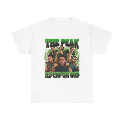 😂[Graphic Tee][100%25 Cotton] The Peak No Cap On God Meme T-Shirt – Viral Internet Catchphrase Tee, The Boys Style Unisex Cotton Shirt, Funny Meme Streetwear Hoodie Alternative Tee, Casual Summer Outfit, Trendy Meme Graphic Tee for Men & Women