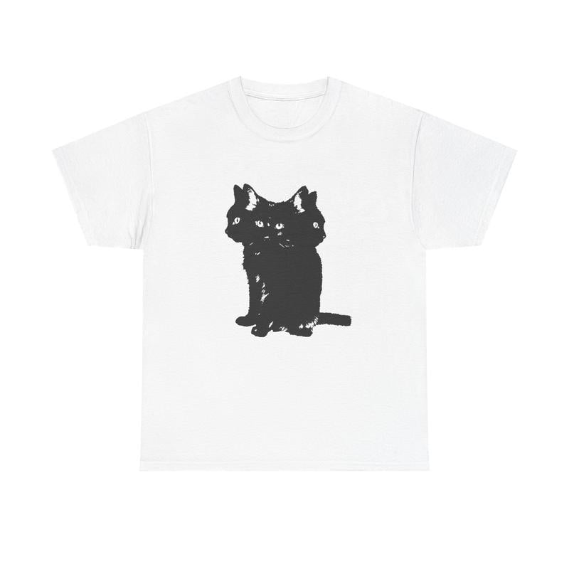 Three Head Cat Unisex T-Shirt
