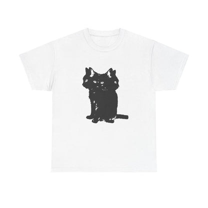Three Head Cat Unisex T-Shirt
