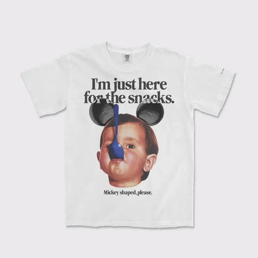 Im Here For The Snacks T Shirt Fast Past Funny Magic Kingdom Graphic Tee Unisex Shirt