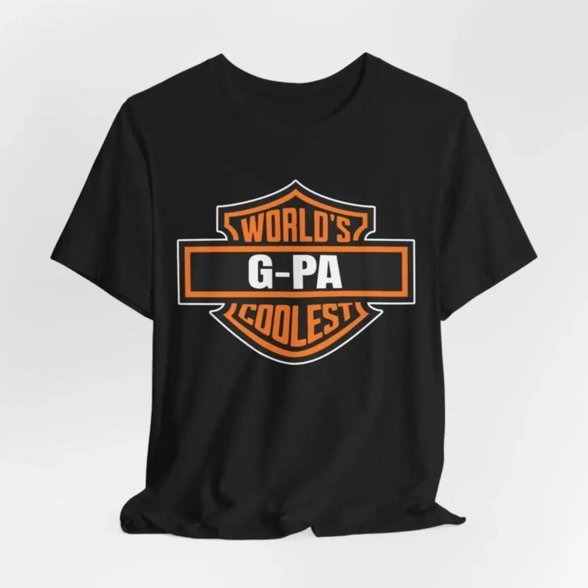 Custom Name World's Coolest Grandpa Shirt, Grandpa Nickname Gift Motorcycle Dad Shirt Father's Day Tee Birthday Gift from Grandkids